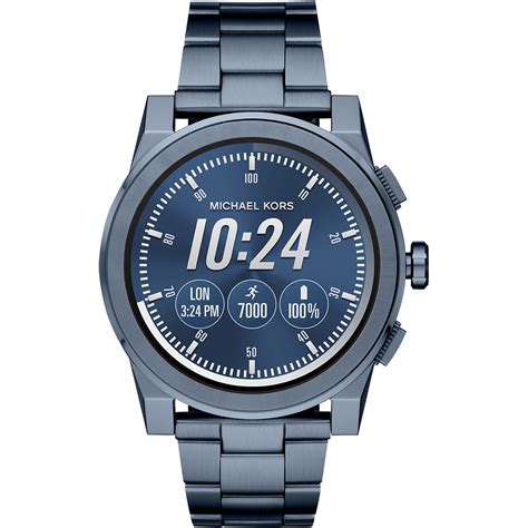 michael kors access graysonnsmart watch man|Men's Grey Smartwatches .